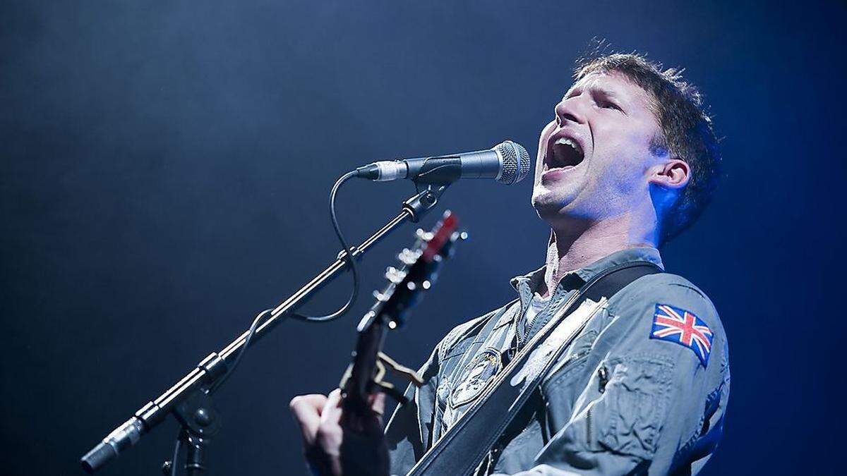 James Blunt singt am 8. August 2018 in Klagenfurt