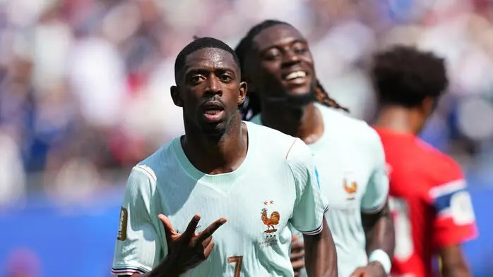 Ousmane Dembele zeigt es an: Er traf gleich dreimal