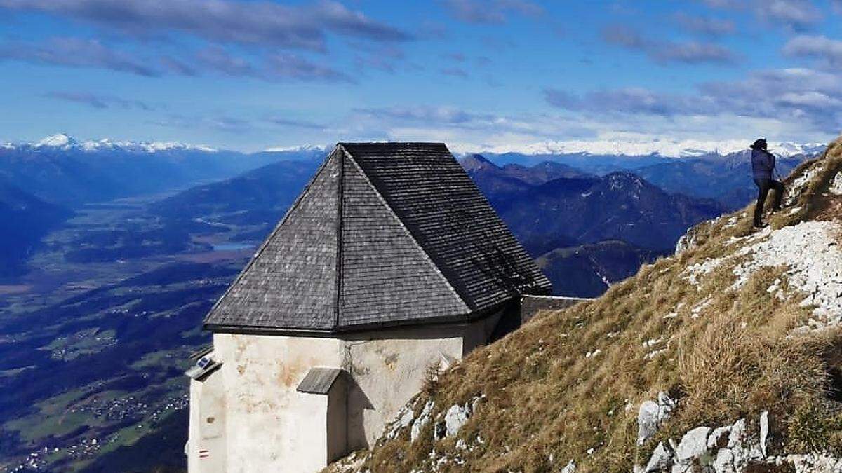 Auch über dem Dobratsch scheint die Sonne