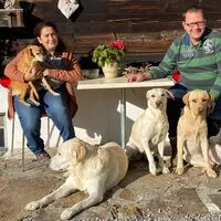 Nadia und Jörg Winter in der Hundepension Preitenegg