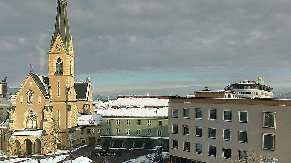 Über Villach ist es am Mittwoch ziemlich grau