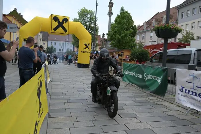 Das älteste Motorrad der Murtal Classic: Puch 500 JAP, Baujahr 1928