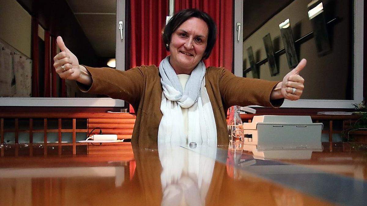 Erste Gemeidenchefin in Eisenkappel-Vellach: Elisabeth Lobnik (SPÖ) nach der entscheidenden Stichwahl 