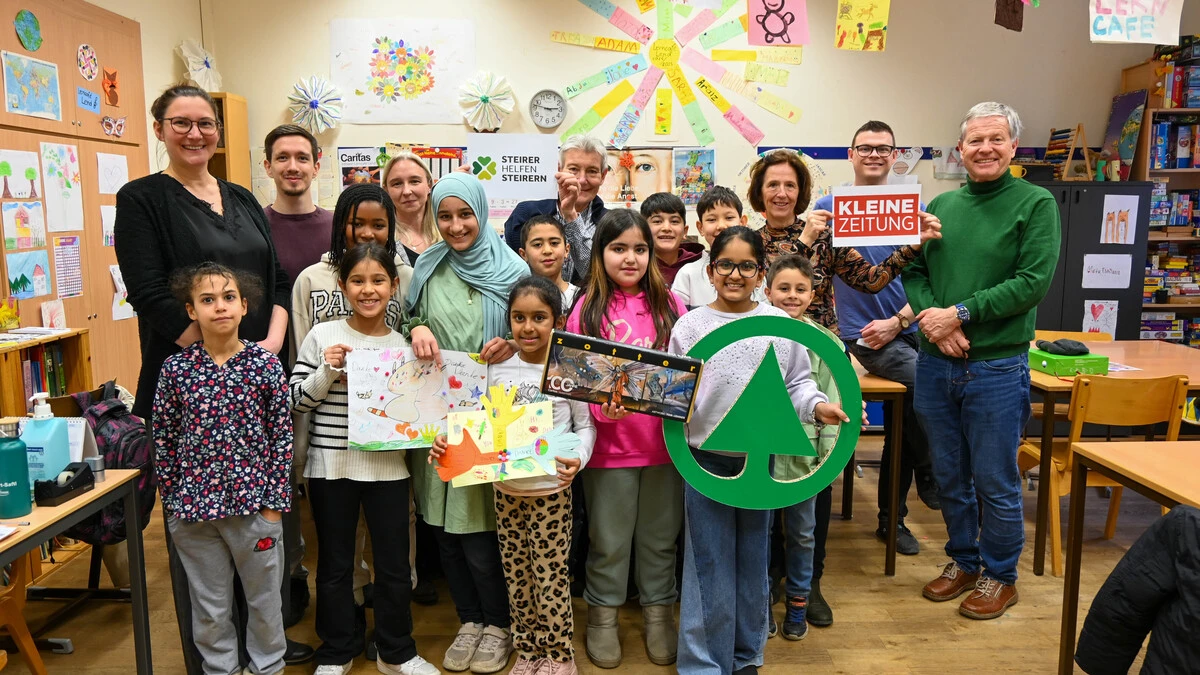 6.922 Euro für Unterstützung in den Lerncafés: Kinder sagen Danke!