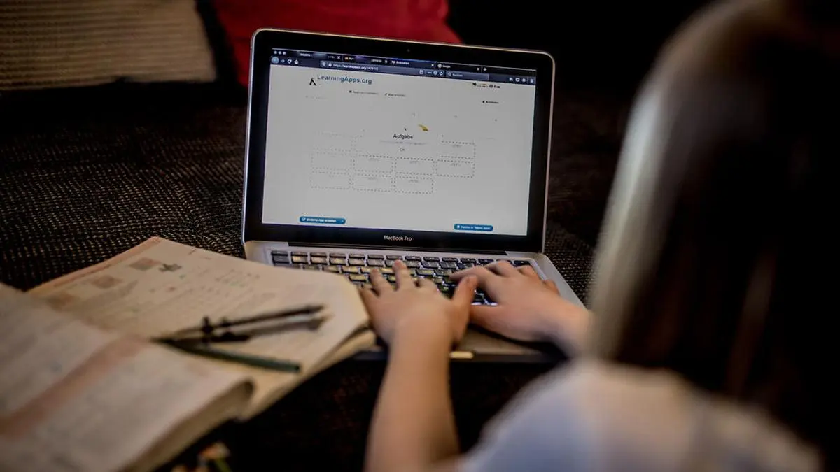 Viele Schüler haben derzeit das Klassen- gegen das Kinderzimmer getauscht 