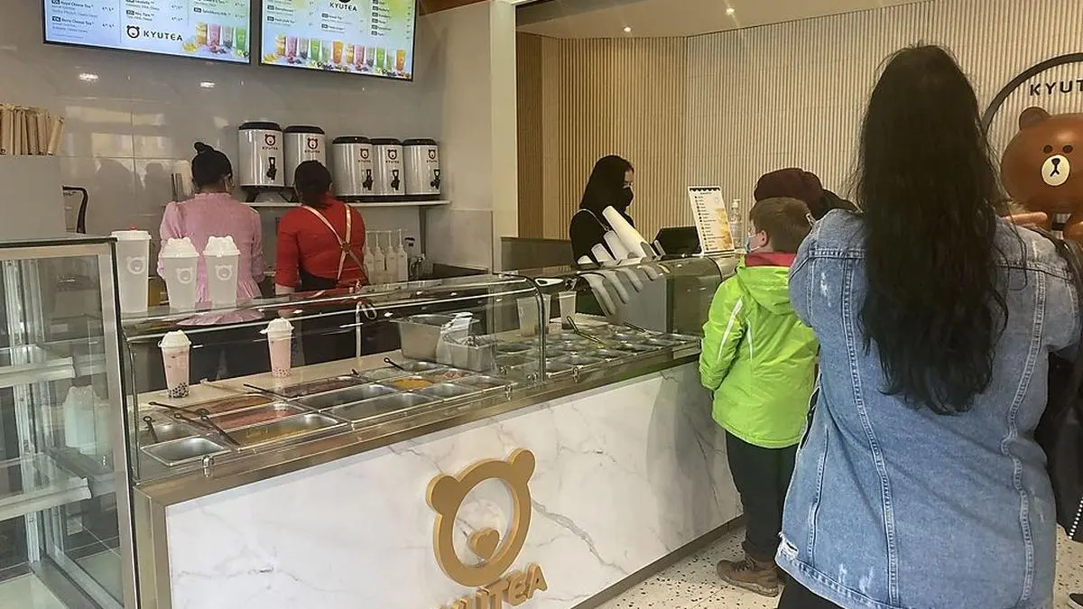 Das neue Bubble-Tea-Geschäft ´Kyutea´ eröffnete zwischen Hauptplatz und Draubrücke