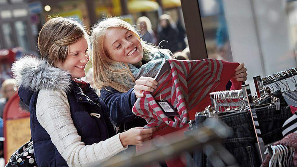 Österreicher sind in Shopping-Laune. Das stützt die Wirtschaft
