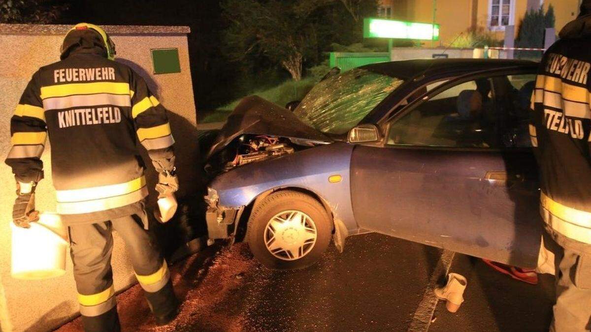 Die Feuerwehr Knittelfeld war mit 15 Mann im Einsatz