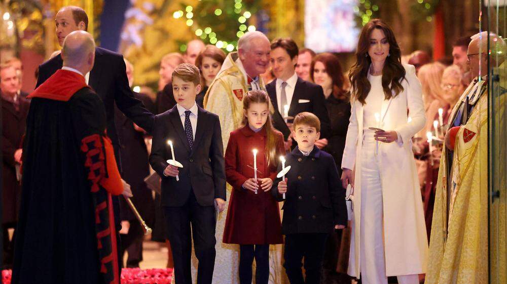 Die Royal Family lud zum Konzert in die Westminster Abbey