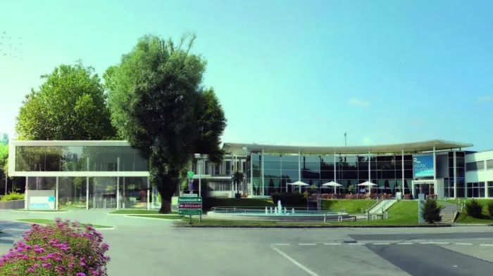 So soll das neue Gesundheitszentrum der Parktherme aussehen