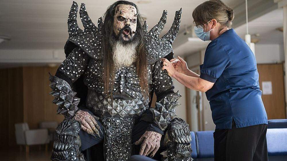 Covid-Impfung für Mr. Lordi