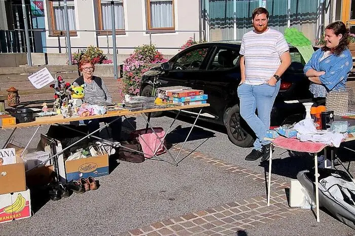 Besonders die Gemeindebücherei mit ihrem reichhaltigen Angebot fand reges Interesse.
