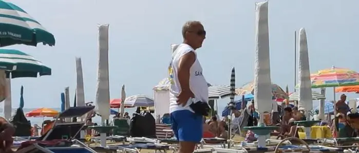 „Cocco Bello“ Giovanni, hier im Jahr 2011 am Strand von Lignano, ist verstorben