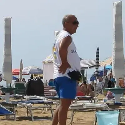 „Cocco Bello“ Giovanni, hier im Jahr 2011 am Strand von Lignano, ist verstorben