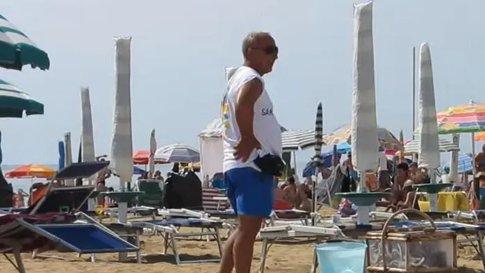 „Cocco Bello“ Giovanni, hier im Jahr 2011 am Strand von Lignano, ist verstorben