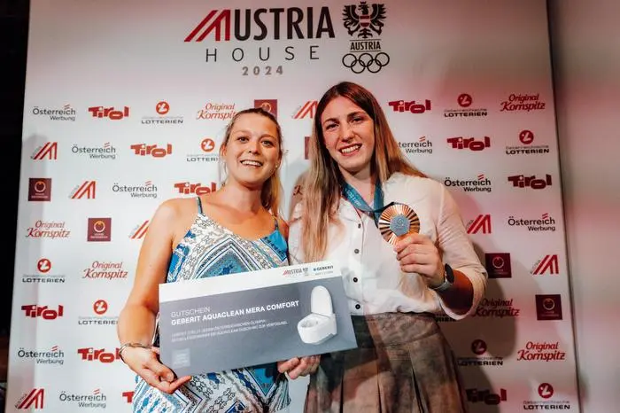 OEOC - Paris 2024, Austria House: Michaela Polleres, 31.07.2024, Paris, Frankreich. (Photo: Michael Meindl)