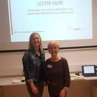 Die Referentinnen Margarete Rechberger und Elisabeth Reiter (rechts) halten im Herbst Kurse