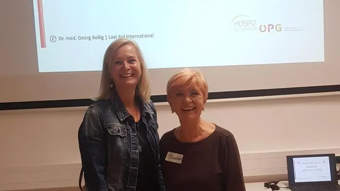 Die Referentinnen Margarete Rechberger und Elisabeth Reiter (rechts) halten im Herbst Kurse