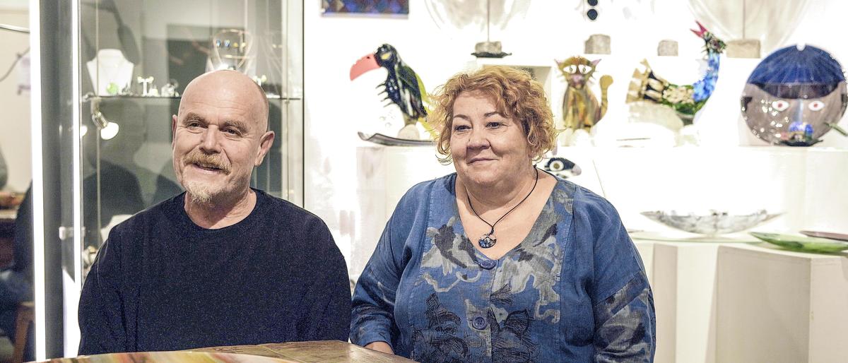 Die Glaskünstler Renate und Fritz Prehal sind am Sonntag im TV zu sehen