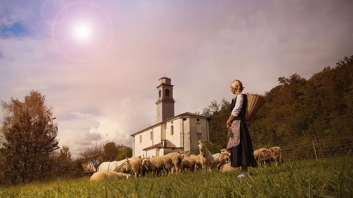Eine Aufnahme wie aus der Romantik in Toppo