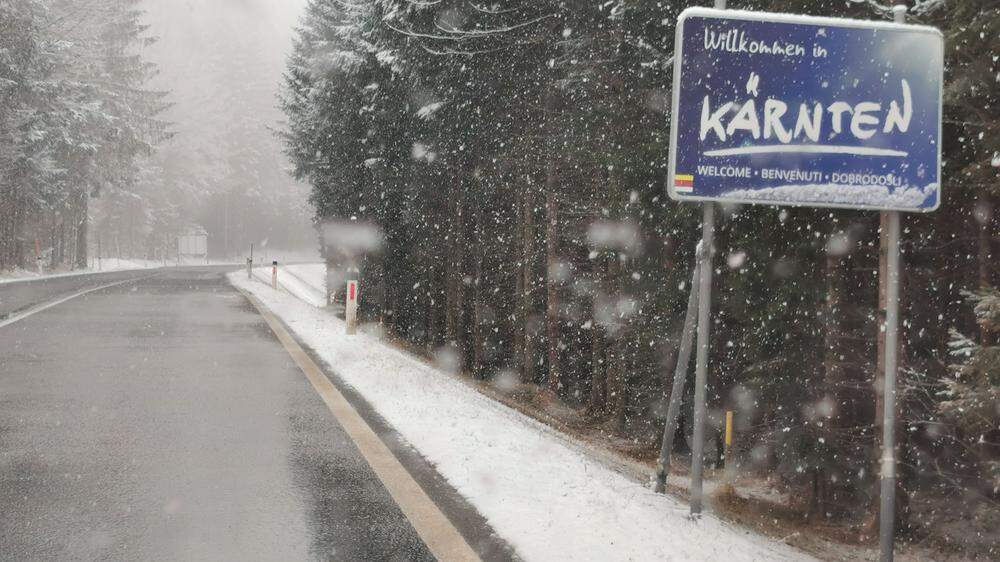 Der Winter ist über Kärnten und die Steiermark wieder hereingebrochen