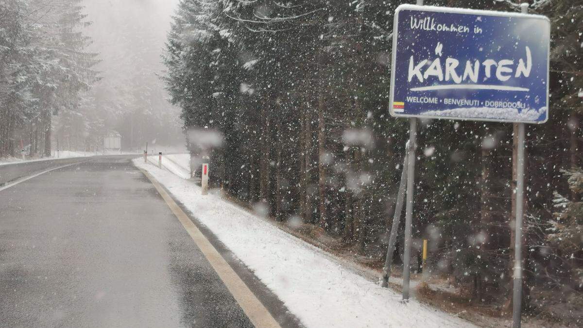 Der Winter ist über Kärnten und die Steiermark wieder hereingebrochen