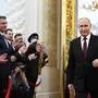Wladimir Putin bei seiner Amtseinführung 