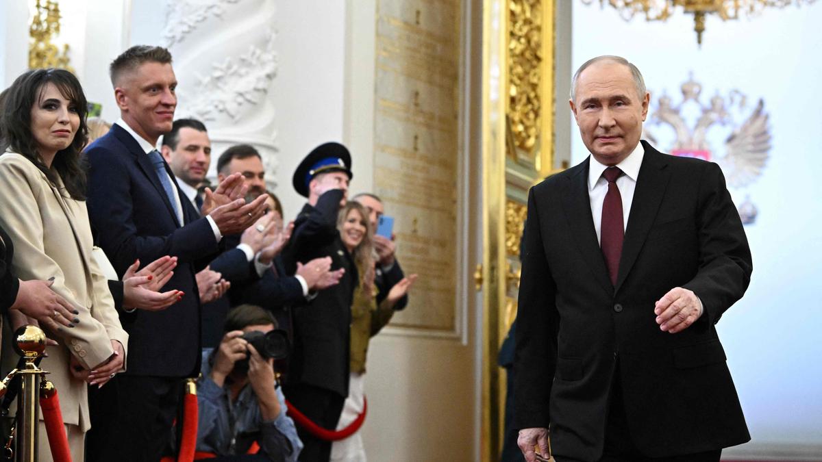 Wladimir Putin bei seiner Amtseinführung 