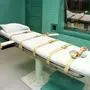 (FILES) In this file photo taken on February 28, 2000 photo shows the "death chamber" at the Texas Department of Criminal Justice Huntsville Unit in Huntsville, Texas, where convicted murderer Odell Barnes is scheduled to die by lethal injection 01 March. Barnes was convicted of the 1989 murder of his girlfriend. French President Jacques Chirac asked former US President George Bush 24 February to intervene and save Barnes' life, in light of new evidence discovered by lawyers in 1997 which they said showed Barnes was framed by police investigating the murder. A pardon for Barnes must come from Texas Gov. George W. Bush, son of the former president and Republican presidential hopeful. The executioners room is behind the glass window, and the injection is administered via tubes that pass through the opening (C) in the wall. - Colorado lawmakers on February 26, 2020 approved a bill to repeal the death penalty in the western US state, overcoming fierce opposition from Republicans who tried to stall the vote, including by reading from the Bible..The bill, set to be approved by the state's Democratic governor, would make Colorado the 22nd US state to abolish the death penalty..A debate on the issue went into the wee hours of Tuesday in the Colorado assembly as Republican lawmakers presented several unsuccessful amendments to stall the vote. One representative, Steve Humphrey, at one point read from the Bible for nearly 45 minutes. (Photo by PAUL BUCK / AFP)