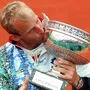 Thomas Muster bei seinem Paris-Triumph 1995