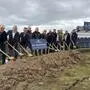 Spatenstich im Bereich der künftigen Rosenkranz-Bergstation auf einer Seehöhe von 2123 Metern