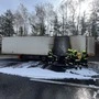 Die Freiwillige Feuerwehr Völkermarkt, Poggersdorf und Grafenstein löschten den Lkw-Brand auf der A2 Südautobahn 
