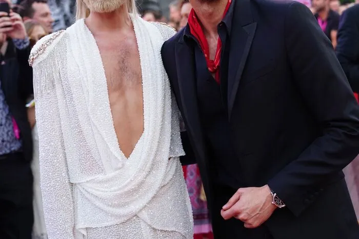 Conchita Wurst mit Stargast Adrien Brody