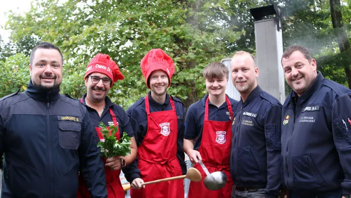 Die Mitglieder der Feuerwehr konnten sich über zahlreiche Besucher freuen.