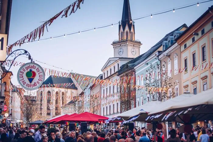 Ein stimmungsvoller Mittwocheabend in Villach