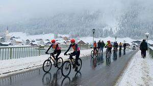 Radfahren steht auch bei winterlichen Bedingungen ganz oben auf der Liste der sportlichen Alternativen der Holländer