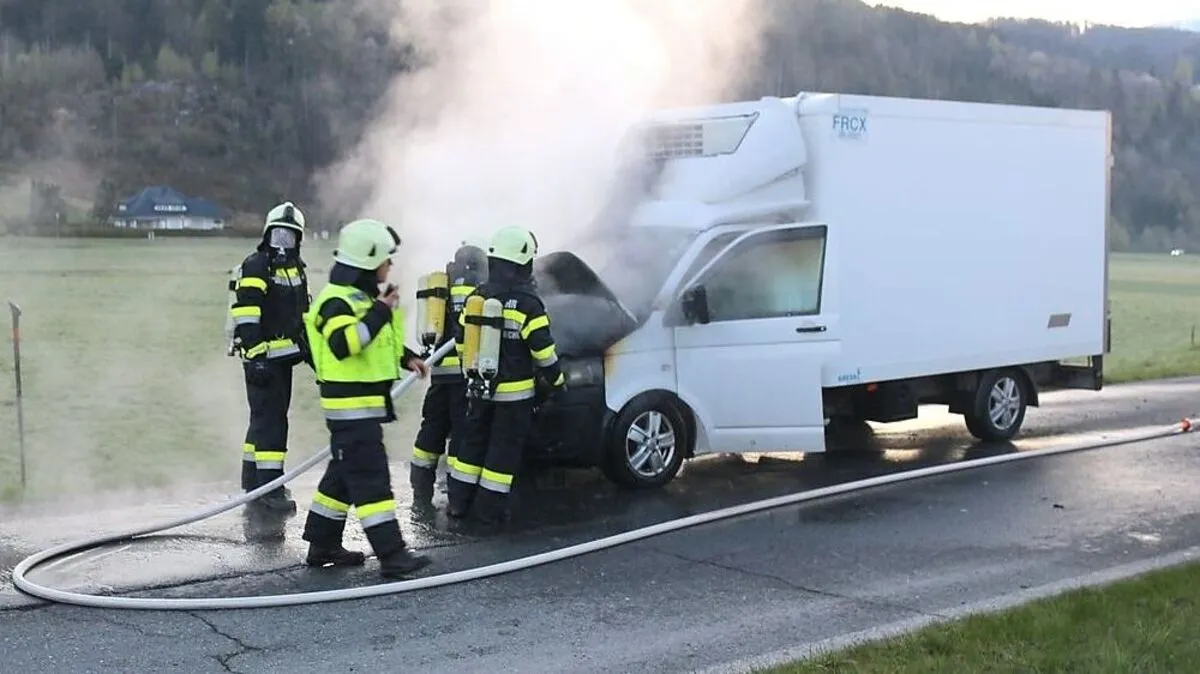 Die FF Olsach-Molzbichl löschte den Brand