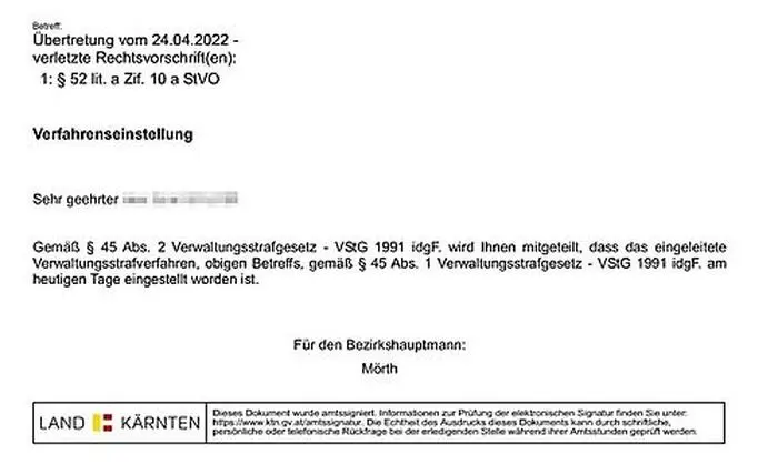 Die BH stellt zahlreiche Verfahren ein