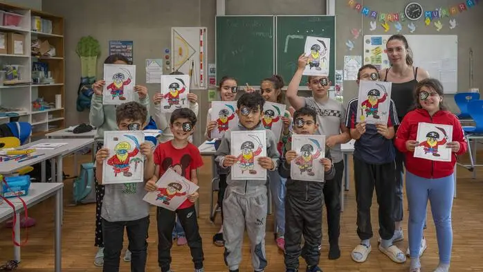 Die Piraten sind los in der Volksschule Triester