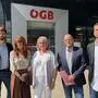 Beatrix Eiletz, Maria Hauer, Michael Kammerer, Manuel Pöttler und Gerhard Suppan bei der Pressekonferenz am Montag.