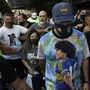 Fans demonstrierten in Argentinien
