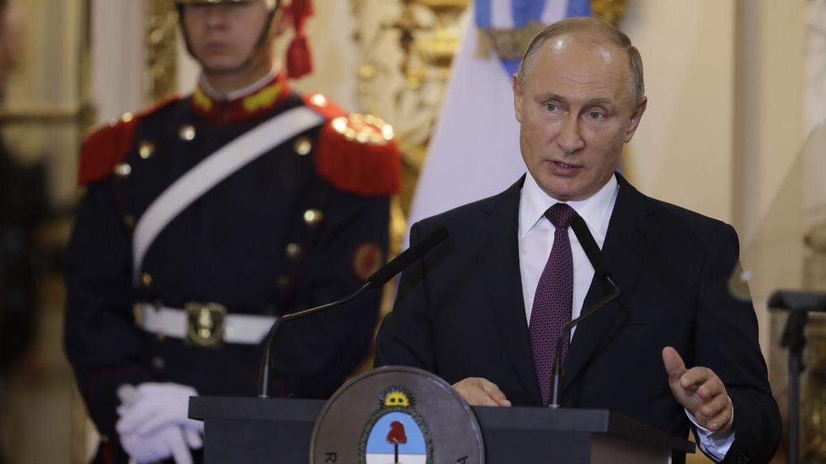 Präsident Wladimir Putin in Argentinien