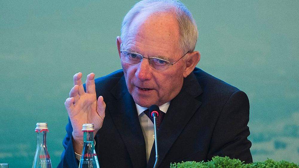Der deutsche Finanzminister Wolfgang Schäuble 