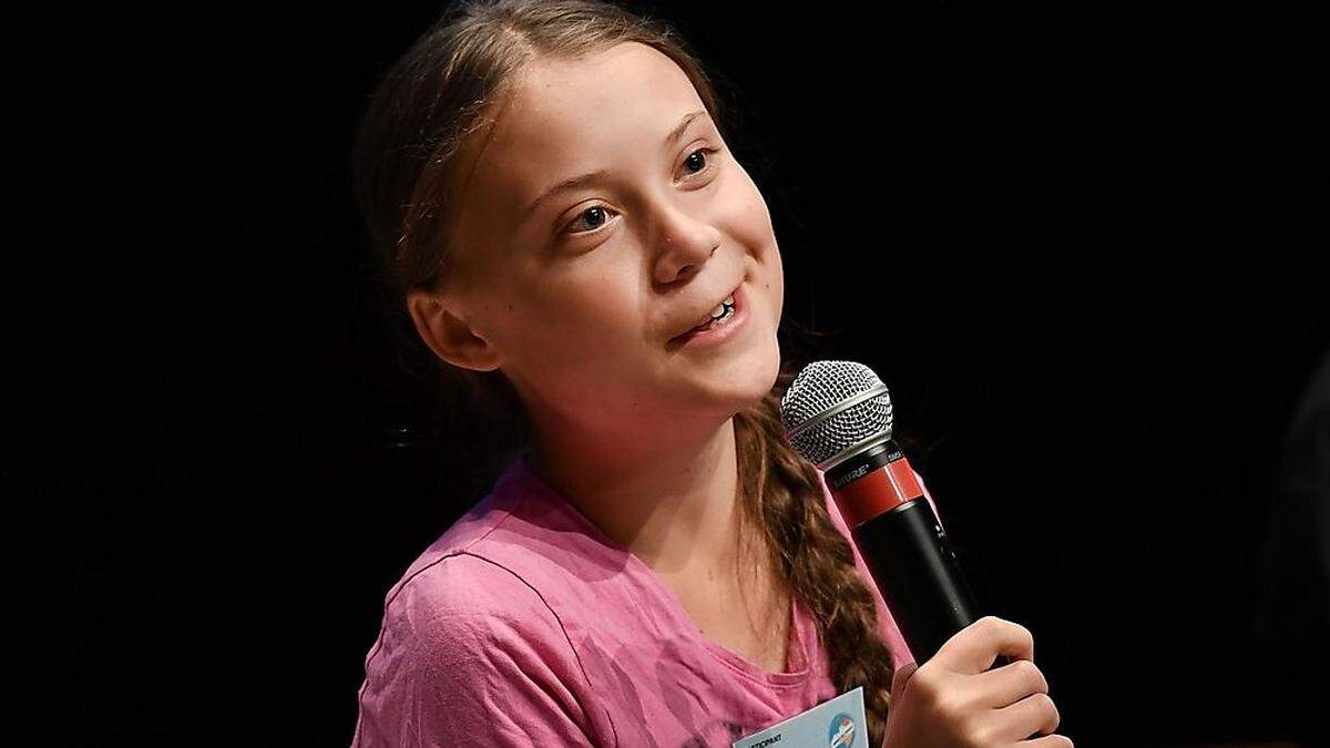 Zu Halloween ohne Kostüm: Klimaaktivistin Greta Thunberg