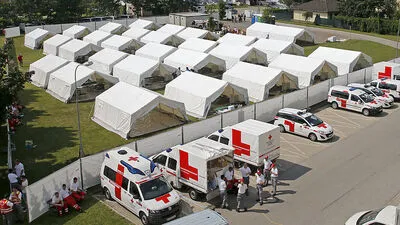 Die Zeltstadt von Krumpendorf ist jetzt Erstaufnahmezentrum