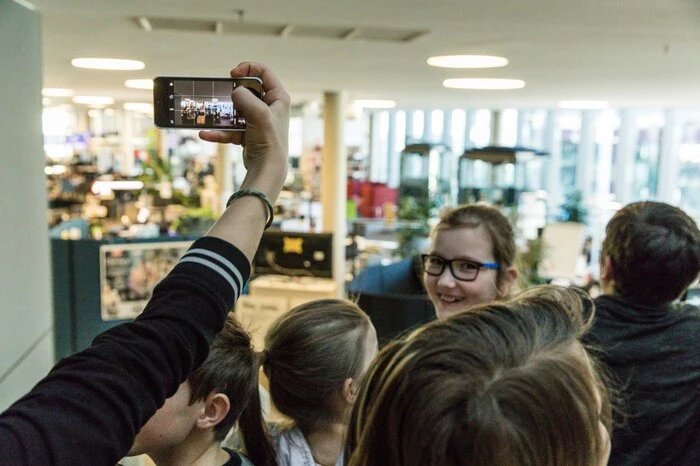 Der Besuch der Redaktion der Kleinen Zeitung gehörte zu den Höhepunkten