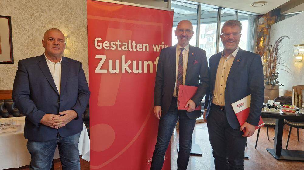 Erwin Schabhüttl, Guido Zeilinger und Harald Bergmann von der Stadtgemeinde Knittelfeld
