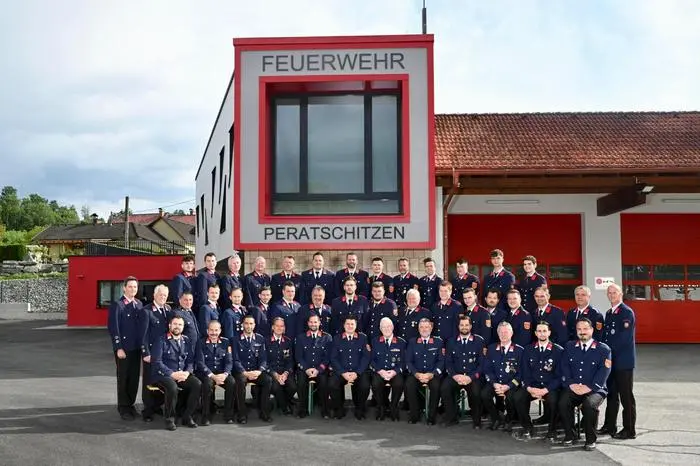 Die Mannschaft der FF Peratschitzen 