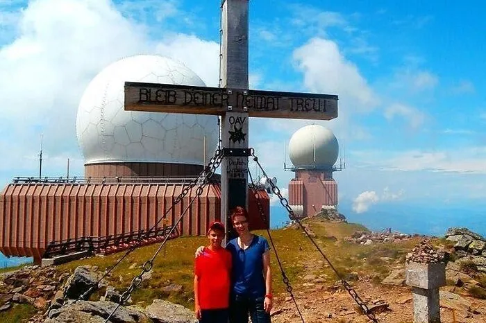 David (9) aus Deutschlandsberg war mit seiner Mama das erste Mal auf dem Gipfel des Großen Speik.