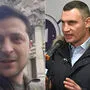 Präsident Wolodymyr Selenskyj und Kiews Bürgermeister Vitali Klitschko